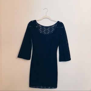 Lilly Pulitzer Navy Shift Dress Size XS